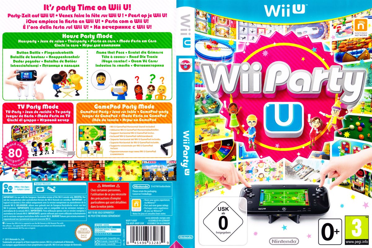 Wii Party U box art for Wii U